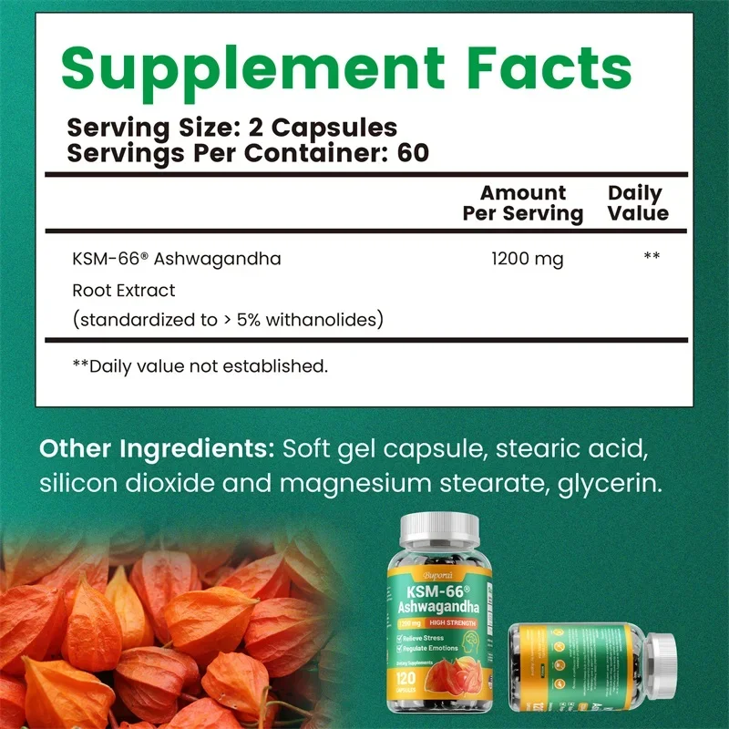 KSM-66 Ashwagandha Capsule veg - Ashwagandha Extract Root recensione e prezzo